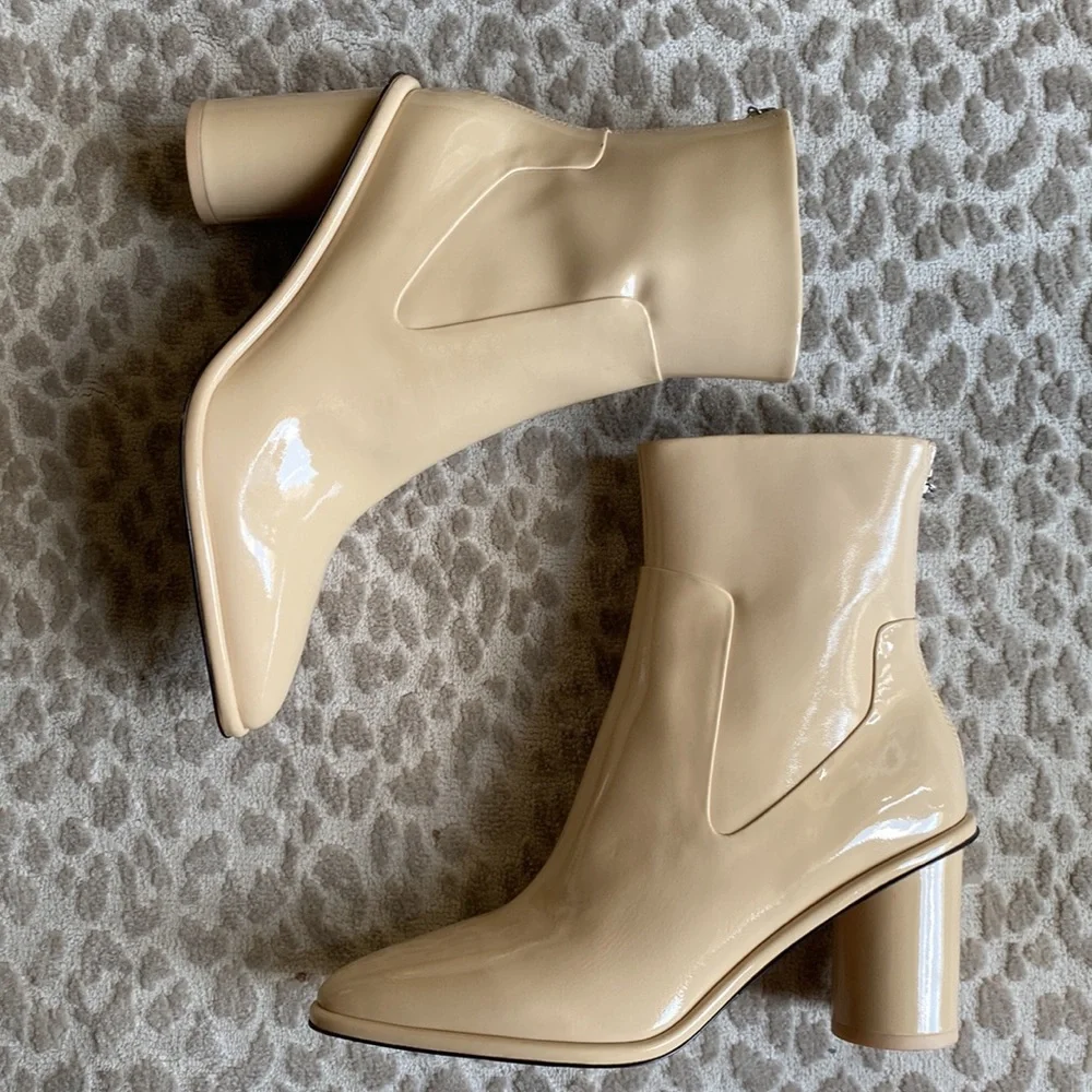 rag & bone tan/cream ankle boots - Picture 9 of 16